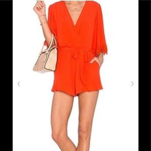 Lovers and Friends Coral Romper